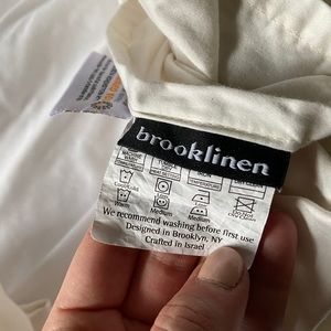 Brooklinen Queen Cream sheets